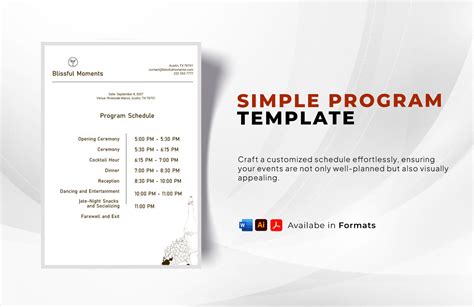 Template For A Program