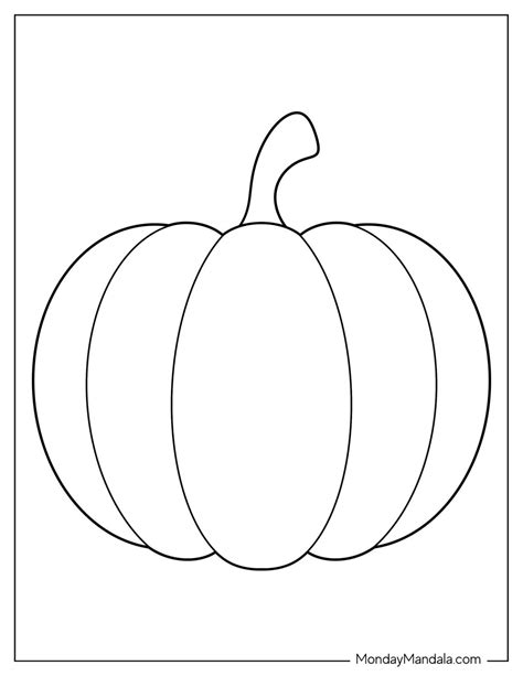 Template For A Pumpkin Shape