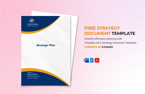Template For A Strategy Document
