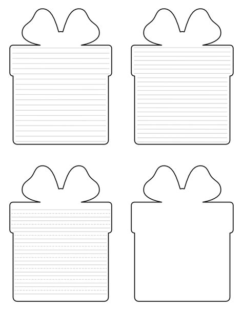 Template For Christmas Present