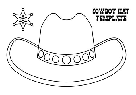 Template For Cowboy Hat