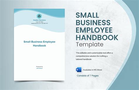 Template For Employee Handbook Small Business