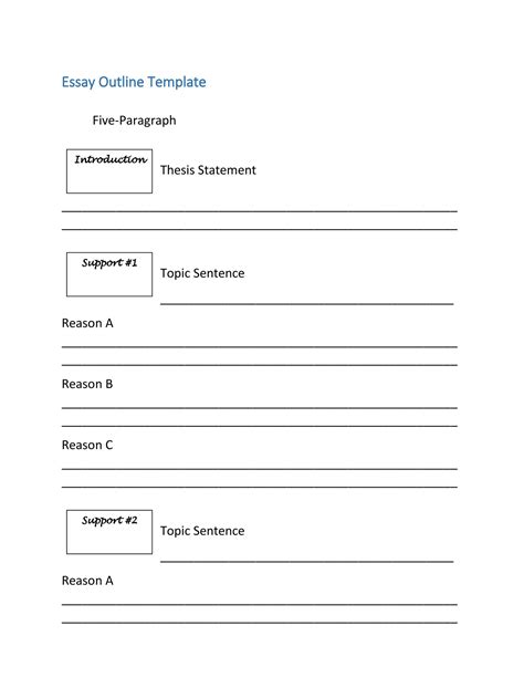 Template For Essay Writing