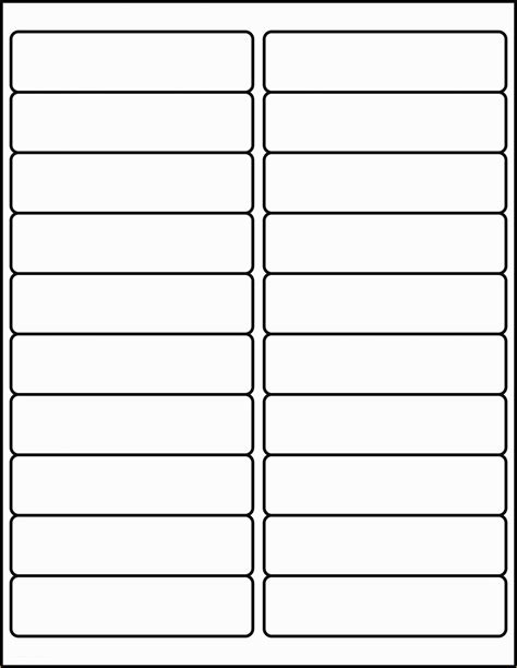 Template For File Folder Labels