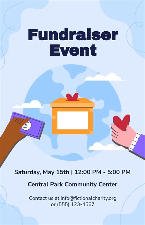 Template For Fundraiser