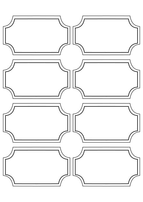 Template For Labels Free