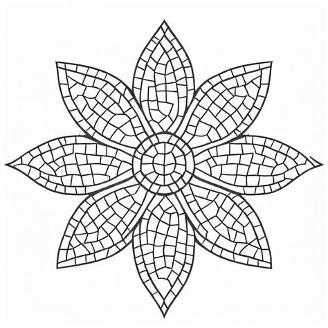 Template For Mosaic Design