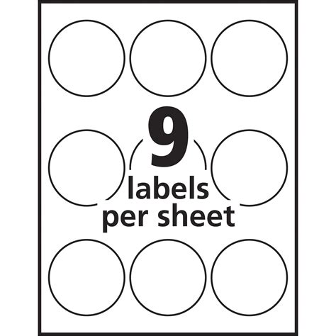 Template For Round Labels