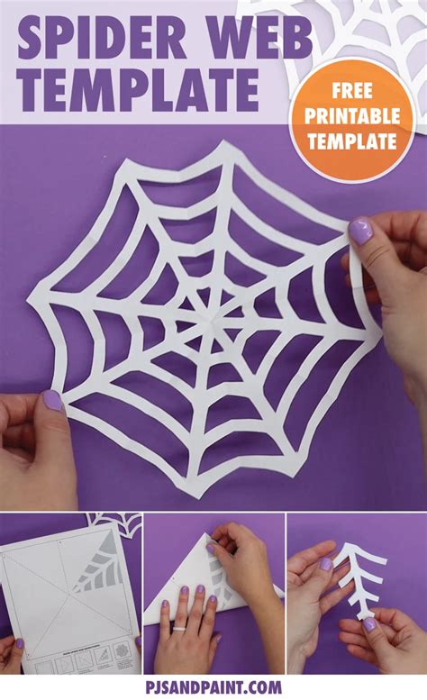 Template For Spider Web