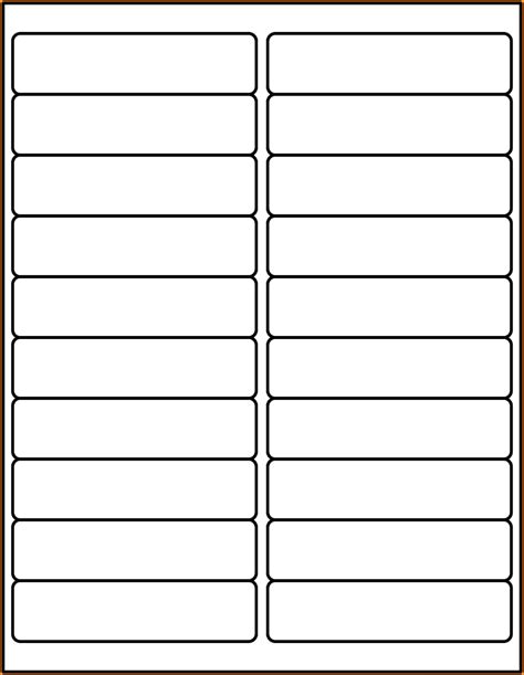 Template For Staples 3-tab File Folder Labels 165803