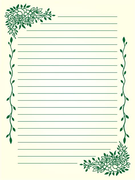 Template For Stationery