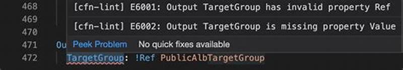 Template Format Error  Invalid Outputs Property