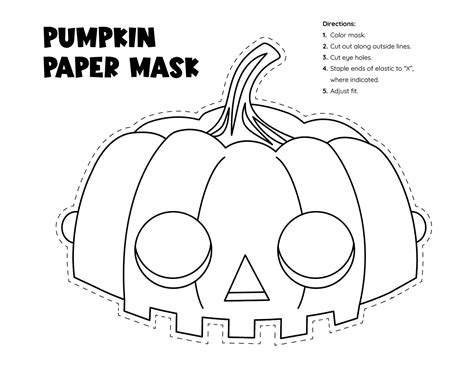 Template Halloween Mask