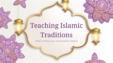 Template Islami Tradisional