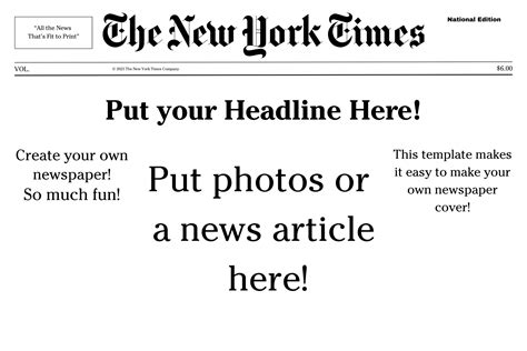 Template New York Times
