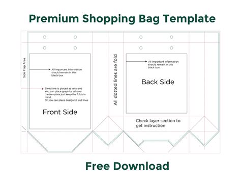 Template Of A Bag