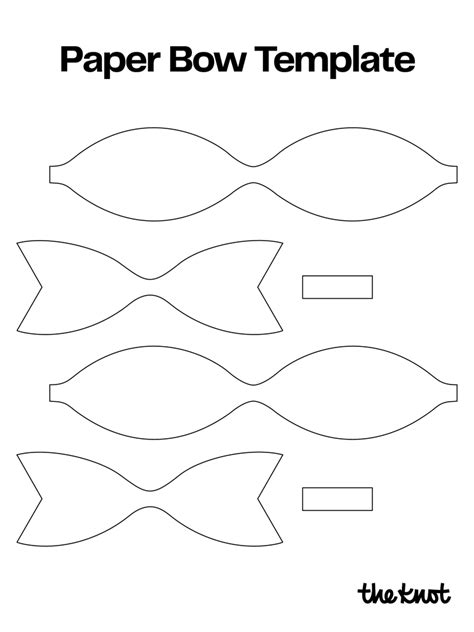 Template Of A Bow