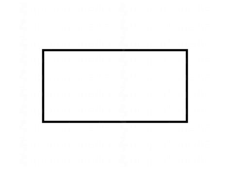 Template Of A Rectangle