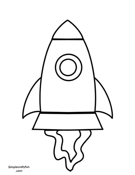 Template Of A Rocket