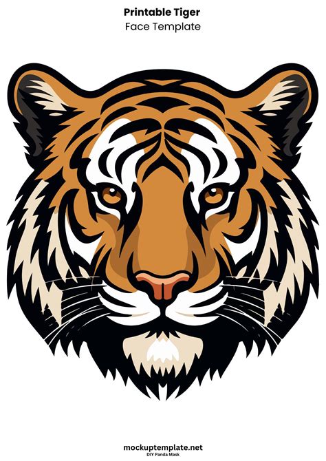Template Of A Tiger