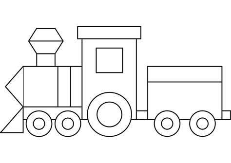 Template Of A Train