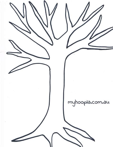 Template Of A Tree Trunk