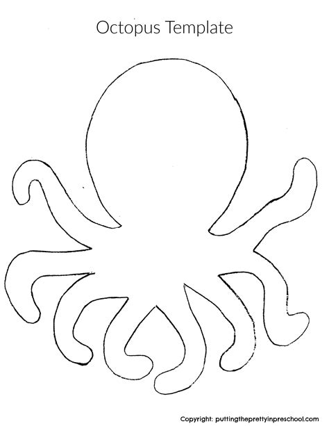 Template Of An Octopus
