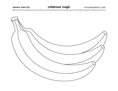 Template Of Banana