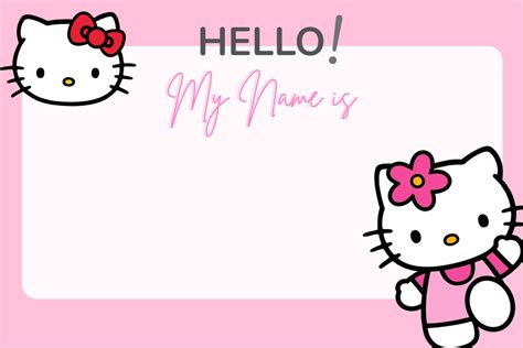 Template Of Hello Kitty