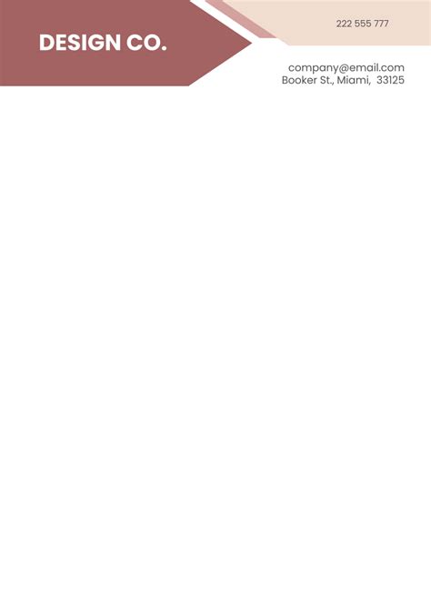 Template Of Letterhead