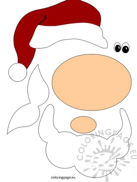 Template Of Santa Claus