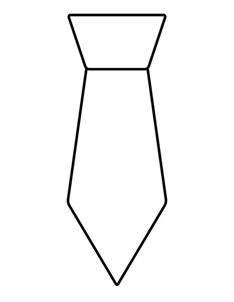 Template Of Tie