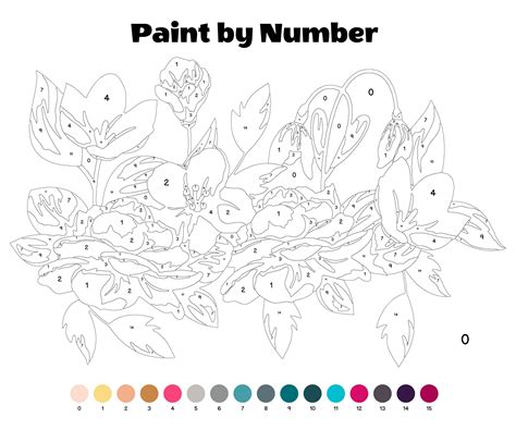 Template Paint By Numbers