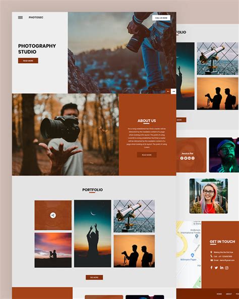 Template Photography Website