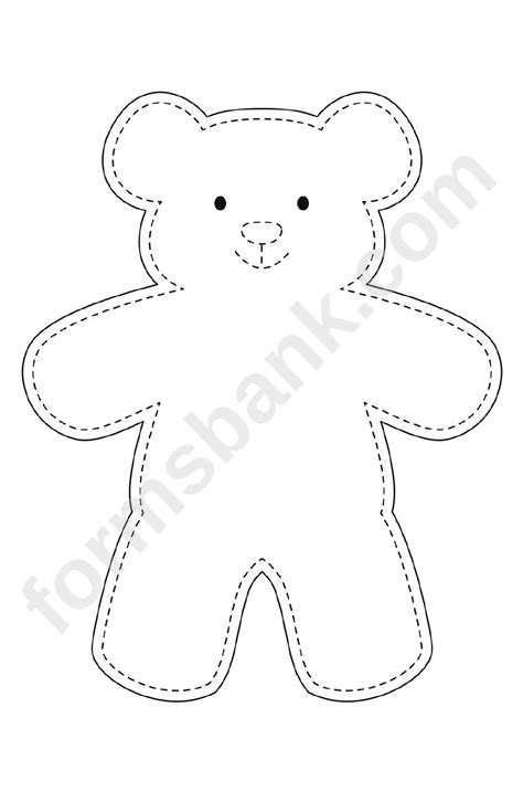 Template Teddy Bear