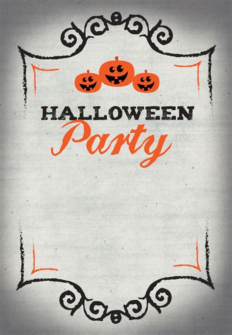 Templates For Halloween Party