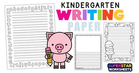 Templates For Kindergarten Writing
