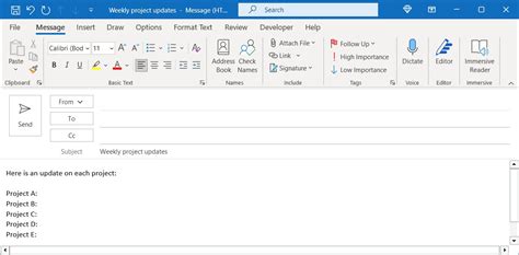 Templates For Outlook