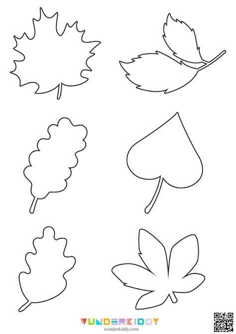 Templates Of Autumn Leaves