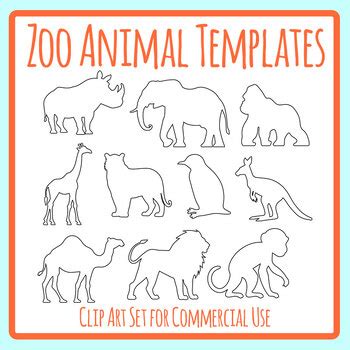 Templates Of Zoo Animals