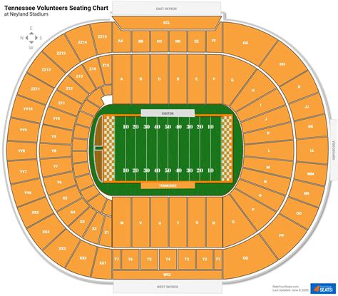 Tennessee Stadium Seating Chart
