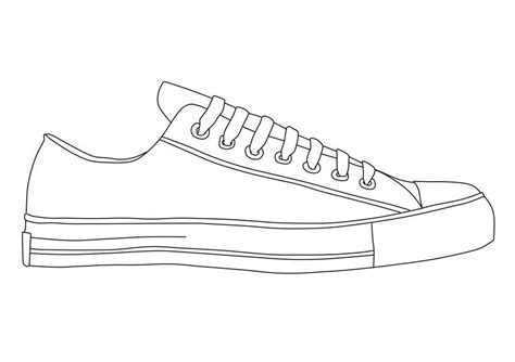 Tennis Shoe Template