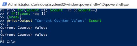 Terminating a script in PowerShell