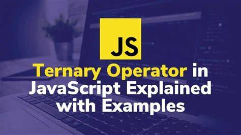 Ternary operators in JavaScript without an else