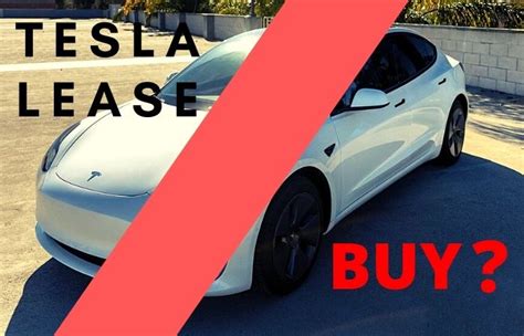 Tesla Lease vs Buy