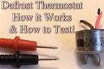 Test Defrost Thermostat