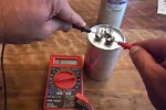 Test a Dual Run Capacitor with Multimeter