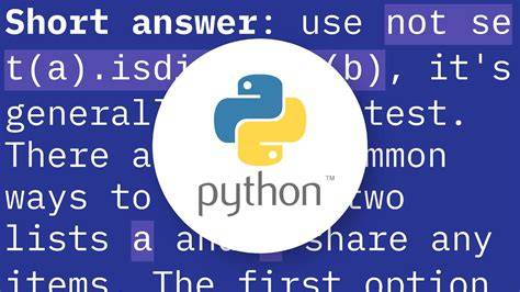 Test if lists share any items in python