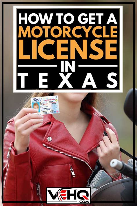 Texas motorcycle license application