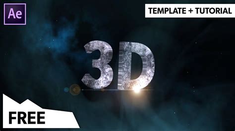 Text Effect After Effects Template